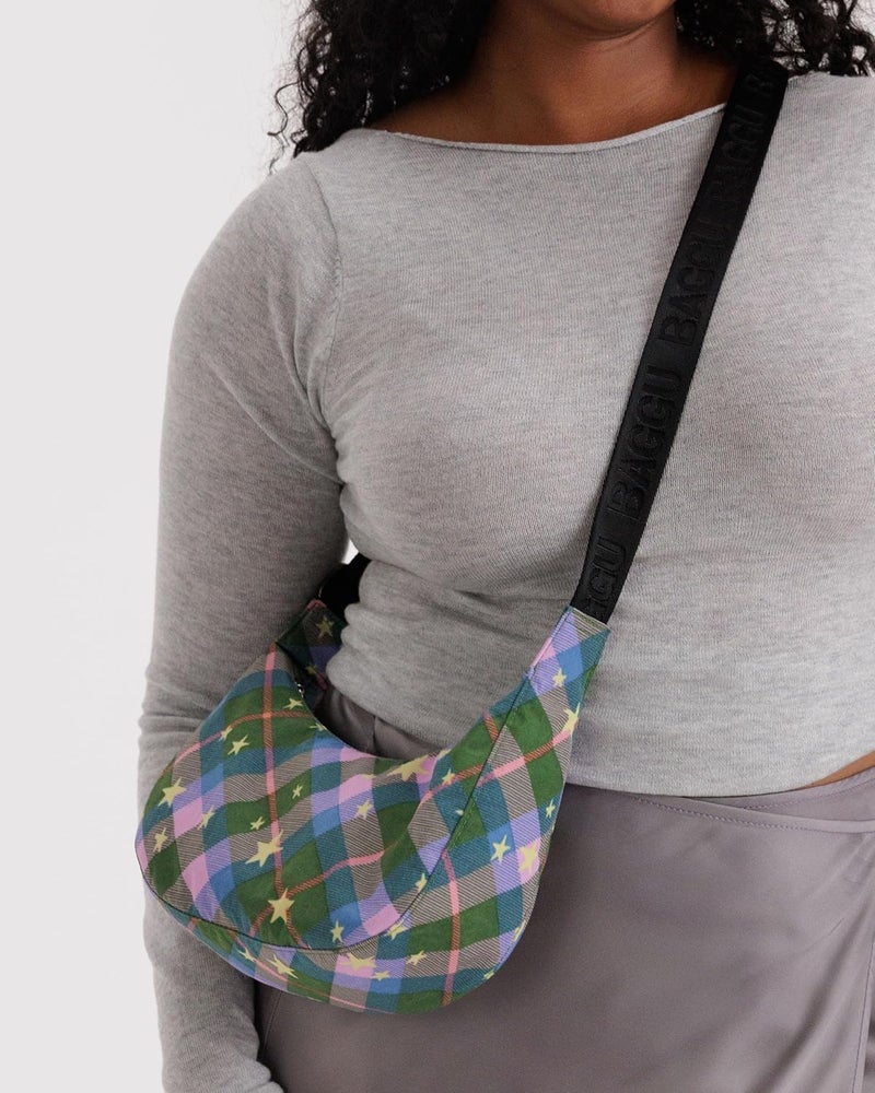 BAGGU Small Nylon Crescent Bag - Image 2